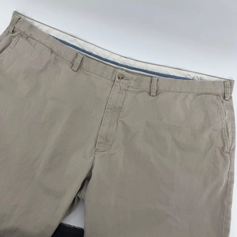 Polo Ralph Lauren Chino Pants Mens 52x32 Tan Khaki Classic Fit Cotton Twill‎